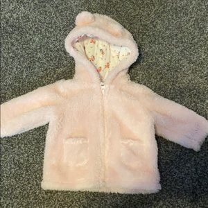 Baby Girl heavy zip up jacket